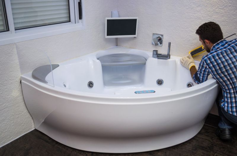 Corner Space-Saving Bathtubs